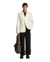 White Embroidered Blazer - Men's jackets | PLP | Antonia