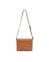 Brown Medium Leather Trunkaroo Shoulder Bag | PDP | Antonia