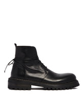 Black Leather Ankle Boots | PDP | Antonia