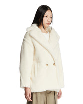 Teddy Bear Icon Coat Corto Bianco | PDP | Antonia