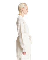 White Wool And Cashmere Cardigan | PDP | Antonia