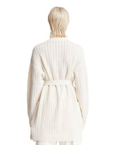 White Wool And Cashmere Cardigan | PDP | Antonia