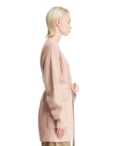 Pink Wool And Cashmere Cardigan | PDP | Antonia