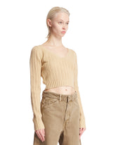 Maglione Beige Cropped | PDP | Antonia