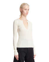 Maglia Bianca In Cashmere | PDP | Antonia