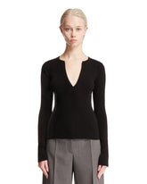 Black Cashmere Silk Jumper - Women's knitwear | PLP | dAgency