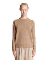 Beige Cashmere Sweater - Women's knitwear | PLP | dAgency