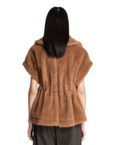 Brown Teddy Short Cape | PDP | Antonia