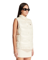 White Badia Padded Vest | PDP | Antonia