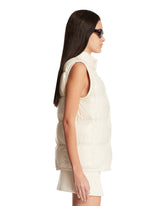 White Badia Padded Vest | PDP | Antonia