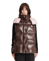 Brown Luzule Padded Gilet - MONCLER WOMEN | PLP | Antonia