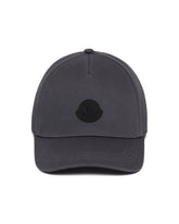 Gray Cotton Logo Cap | PDP | Antonia