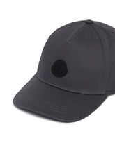 Gray Cotton Logo Cap | PDP | Antonia