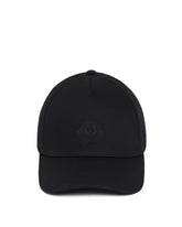 Black Cotton Logo Cap - Men's hats | PLP | dAgency