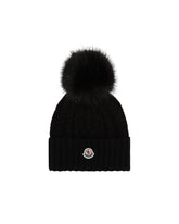 Black Wool Beanie | PDP | Antonia