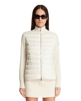 Cardigan Imbottito Bianco - MONCLER DONNA | PLP | Antonia