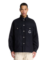 Moncler Genius x Palm Angels Blue Padded Overshirt | MONCLER GENIUS - PALM ANGELS | All | Antonia