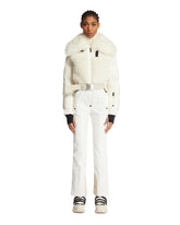 White Double Texture Ski Suit - MONCLER GRENOBLE | PLP | Antonia