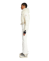 White Double Texture Ski Suit | PDP | Antonia