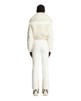 White Double Texture Ski Suit | PDP | Antonia