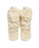 White Shearling Boots | PDP | Antonia