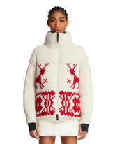 White Embroidered Down Jacket | MONCLER GRENOBLE | All | Antonia