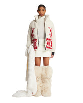 White Embroidered Down Jacket | MONCLER GRENOBLE | All | Antonia