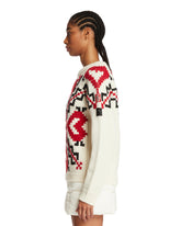 White Embroidered Pullover | PDP | Antonia