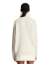 White Embroidered Sweater | PDP | Antonia