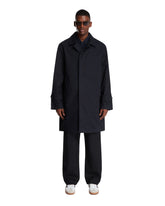 Blue Cotton Trench Coat - New arrivals men's clothing | PLP | Antonia