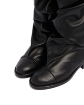 Black Leather Boots | PDP | Antonia