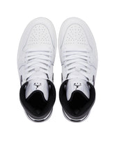 White Air Jordan 1 Mid Sneakers | PDP | dAgency