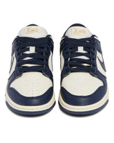 White and Blue Dunk Low Next Nature Sneakers | PDP | Antonia