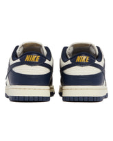 White and Blue Dunk Low Next Nature Sneakers | PDP | Antonia