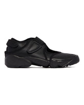 Air Rift Black Leather Sneakers | PDP | Antonia