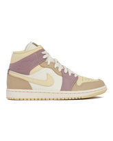 Air Jordan 1 Mid Beige Sneakers | PDP | Antonia