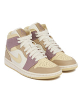 Air Jordan 1 Mid Beige Sneakers | PDP | Antonia