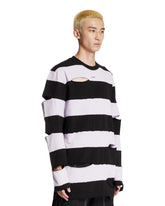 Striped Destroyed T-Shirt | PDP | Antonia