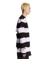 Striped Destroyed T-Shirt | PDP | Antonia