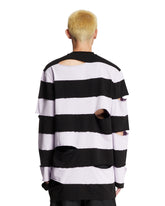 Striped Destroyed T-Shirt | PDP | Antonia