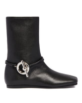 Black Leather Ankle Boots - OTTANGE | PLP | Antonia