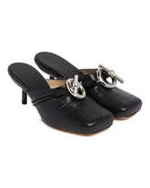 Black Leather Clogs - OTTANGE | PLP | Antonia