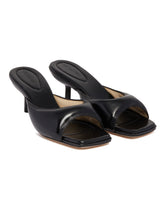 Black Leather Slippers - OTTANGE | PLP | Antonia