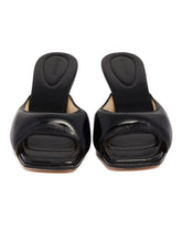 Black Leather Slippers | PDP | Antonia