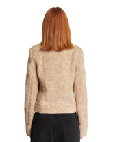 Beige Wool Double-Breasted Jacket | PDP | Antonia