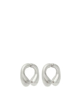 Silver P Helix Earrings - Women | PLP | Antonia