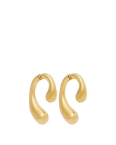 Gold P Earrings - Women | PLP | Antonia