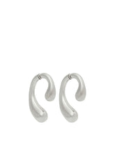 Silver P Earrings - PANCONESI WOMEN | PLP | Antonia