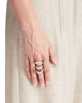 Silver Blow Up Stellar Ring - Women | PLP | Antonia