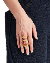 Gold Blow Up Solar Ring - PANCONESI WOMEN | PLP | Antonia